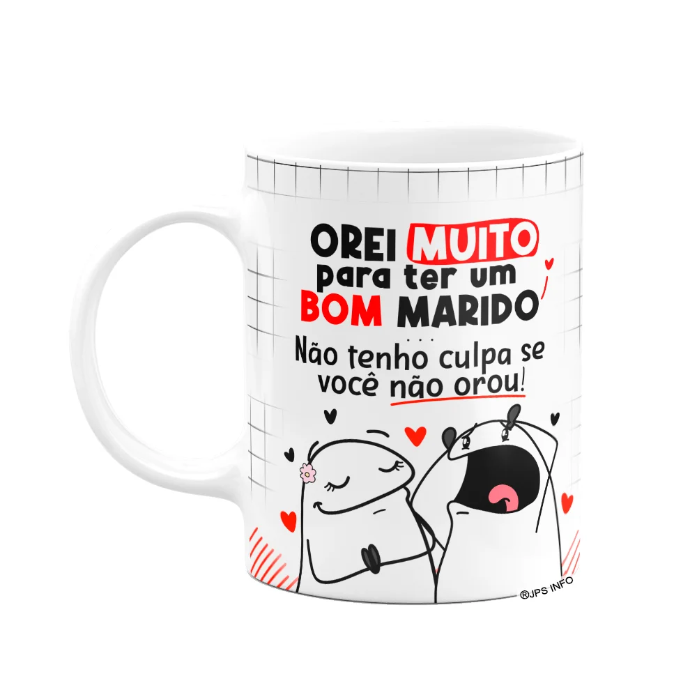 Caneca Flork Namorados Bom Marido