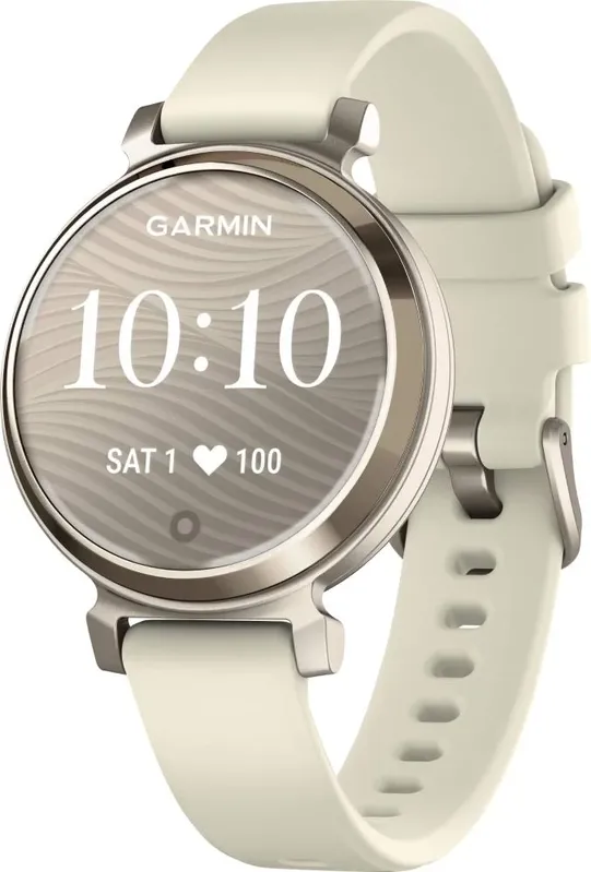 Garmin - Lily 2 Smartwatch 34 Mm Alumínio Anodizado - Creme Dourado Com Multiira De Silicone De Coco-010-02839-00