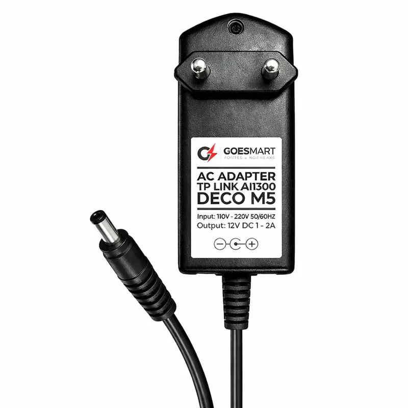 Fonte 12v 2a Para Tp-link Deco M5 Ac1300 Roteador Bivolt