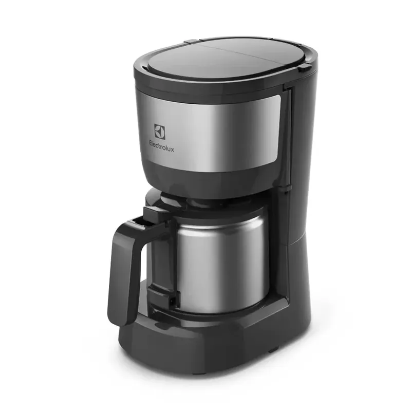 Cafeteira Elétrica Electrolux Efficient Com Jarra De Aço Inox Ecm12 - Preto / Inox - 220v