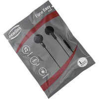 Fone De Ouvido Com Microfone Easy P2 Cabo 1,2m Preto Display Com 25