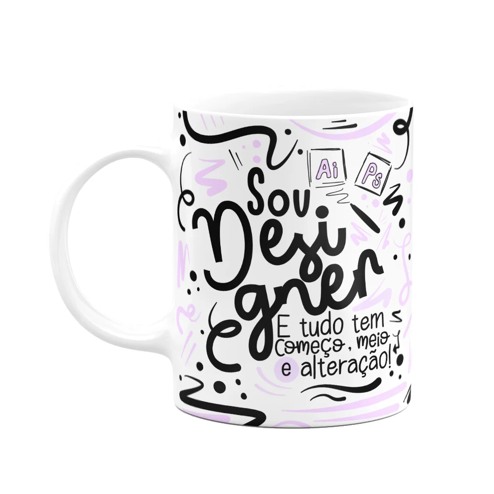 Caneca Profissões Designer