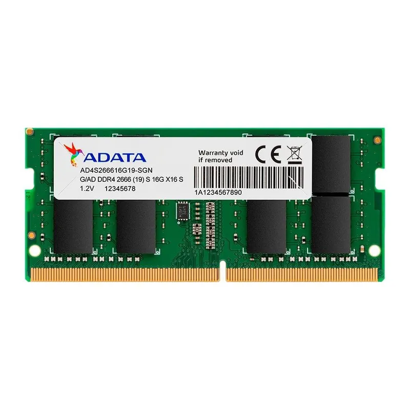 Memória RAM Para Notebook Adata XPG, 16GB, 2666MHz, DDR4, CL19 - AD4S266616G19-SGN