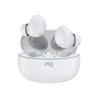 Fone De Ouvido Tws Aura Go, Bluetooth 5.4, Toque Inteligente, 20h De Áudio, Usb-c, Branco, Tws-argo, Elg Cor:branco