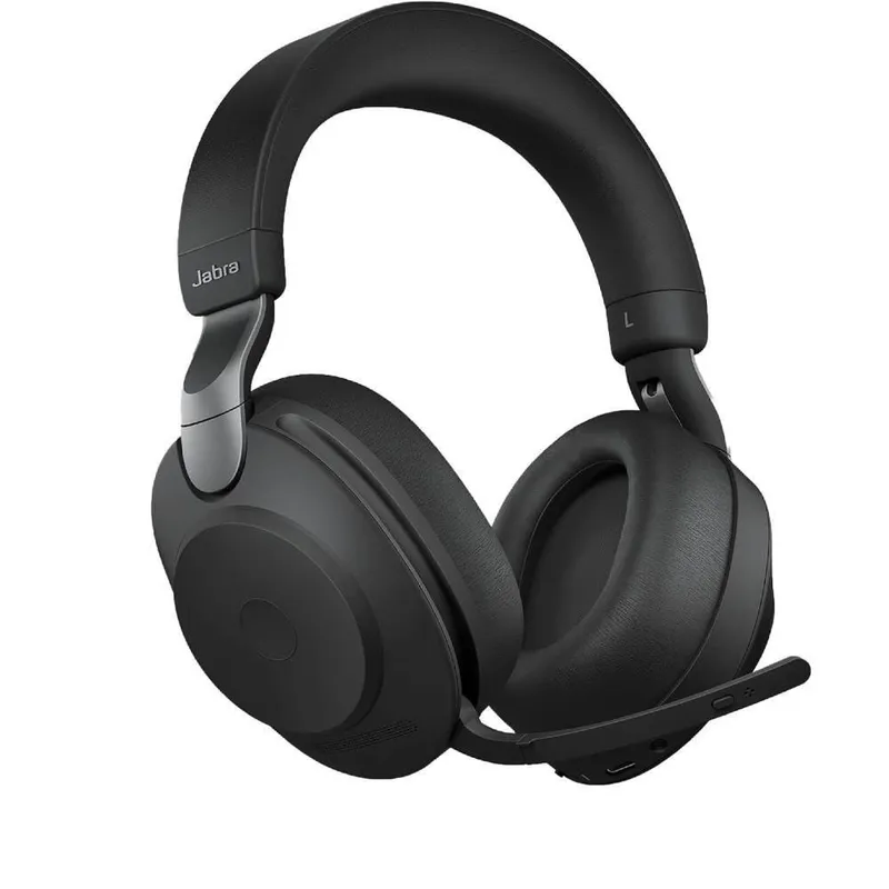 Fone De Ouvido Jabra Evolve2 85 Ms, Sem Fio, Cancelamento De Ruído , Estéreo, ‎Preto
