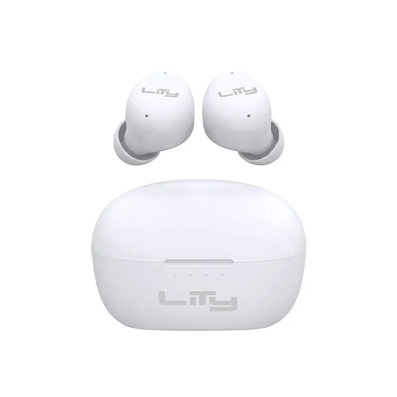 Fone De Ouvido Tws Lity Buds Percy Bluetooth 34h Branco T13b