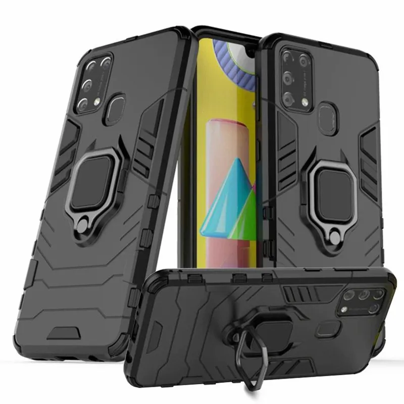 Capa Para Samsung Galaxy M21, Protetora Resistente Militar, Anti Impacto Queda Armadura,preto