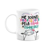 Caneca Flork Professora - Pela Fama E Dinheiro
