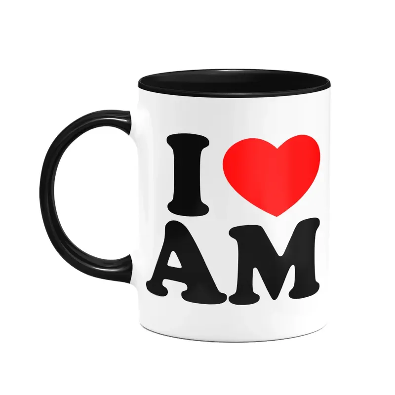 Caneca I Love Am - Amazonas - 325ml - Branca
