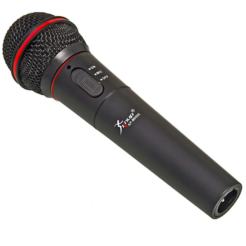 Microfone Sem Fio Hi-fi, Knup, Dinâmico, Profissional - Kp-m0005