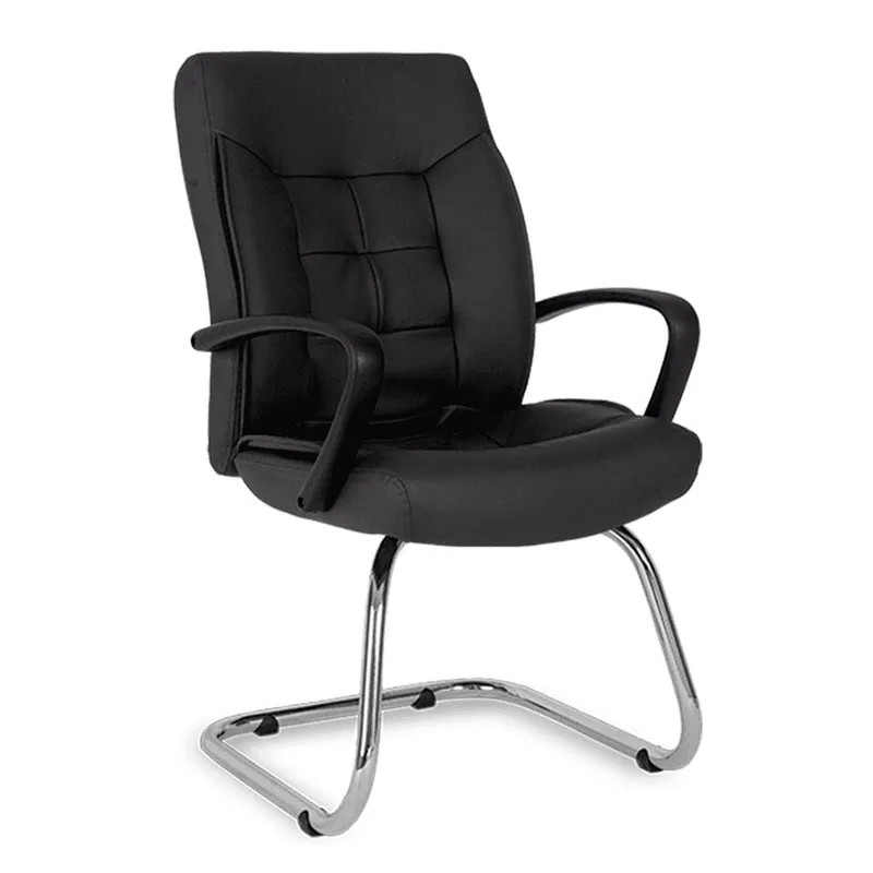 Cadeira Design Office, Linha Fat, Até 200Kg, Para Escritório, Preto