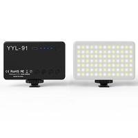 Iluminador LED Recarregável Yyl-91 Preto 6w