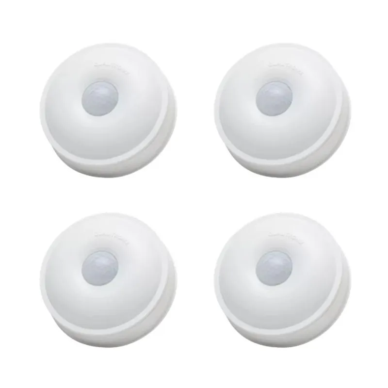 Kit Sensor De Presença De Teto | Lente 360º | 6 Funções | Qa19m 4 Pçs