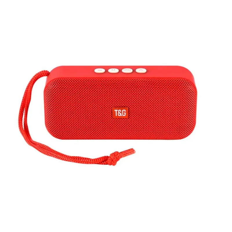 Caixa Portátil T&g Tg-516, Bluetooth E Pen Drive, Vermelha - Ap0431