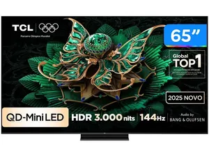Smart TV 65" TCL 4K UHD MiniLED C7K 144Hz