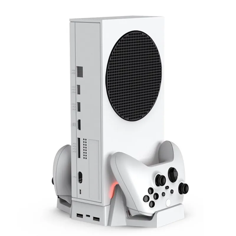 Base Compativel XBOX Series S Cooling Stand With Dual Cooling Fan E Carregamento Controle