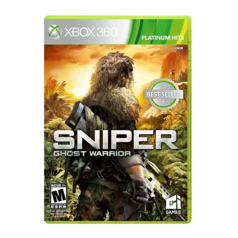 Jogo Sniper Ghost Warrior XBOX 360 Americano Novo