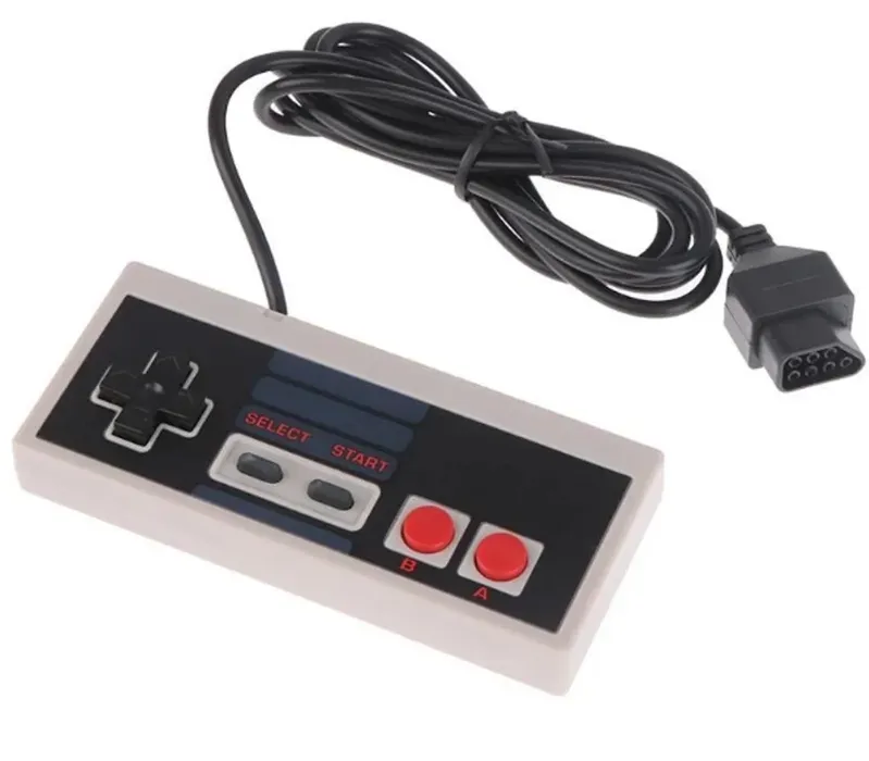 Controle Com Fio Compativel Video Game Nintendo Nes System