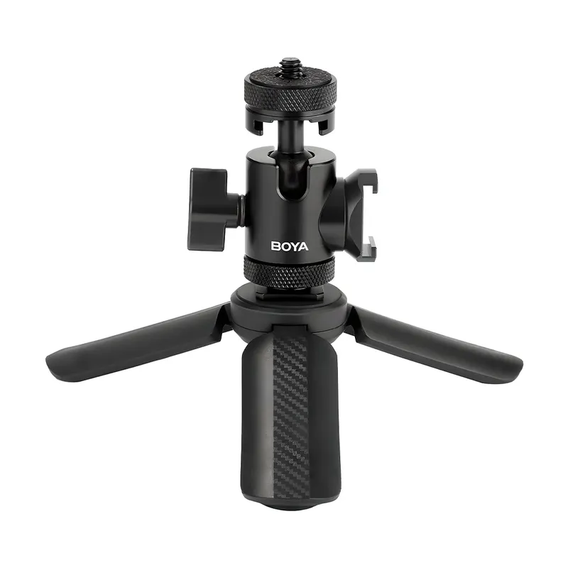 Suporte Mesa Microfone Boya Magic Mini Tripé Ajustável