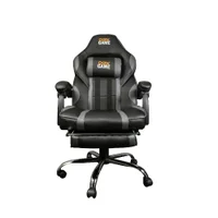 Cadeira Gamer OEX Game Gc300, Peso Suportado até 180Kg, Mecanismo, Preto e Cinza
