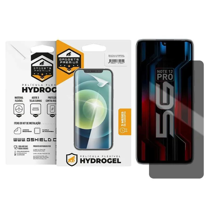 Película Para Infinix Note 12 Pro 5g, Privacidade Hydrogel