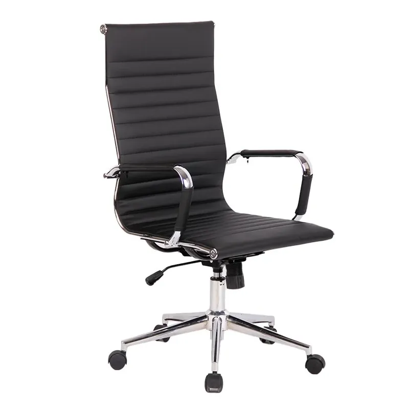 Cadeira De Escritório Presidente Giratória Com Relax New Best Preta