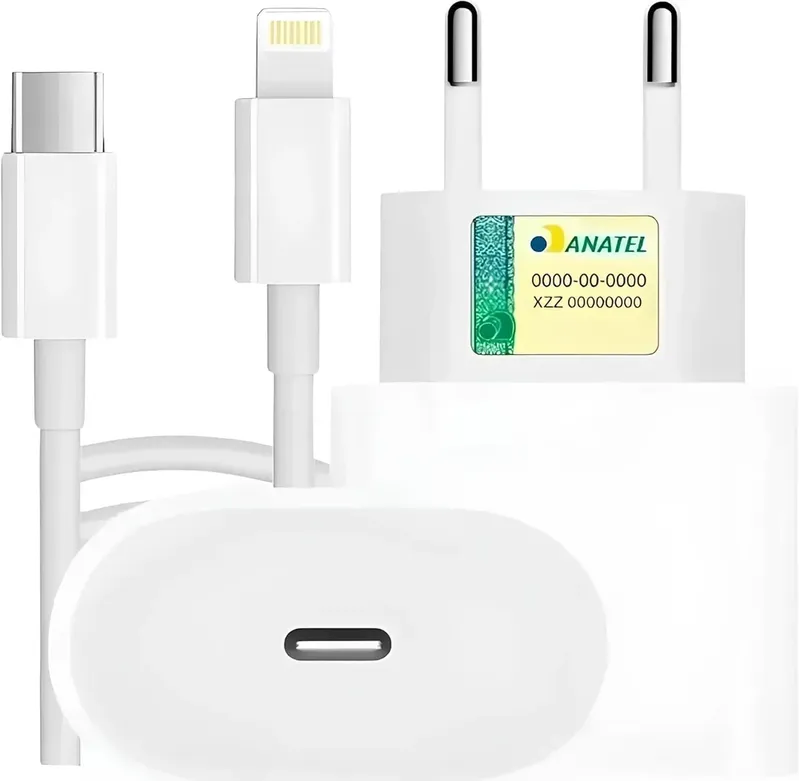 Kit Carregador Para Iphone Turbo 30w E Cabo Usb Tipo-c Pd Compatível Com Iphone 11 12 13 14 Pro Plus Pro Max/ipad