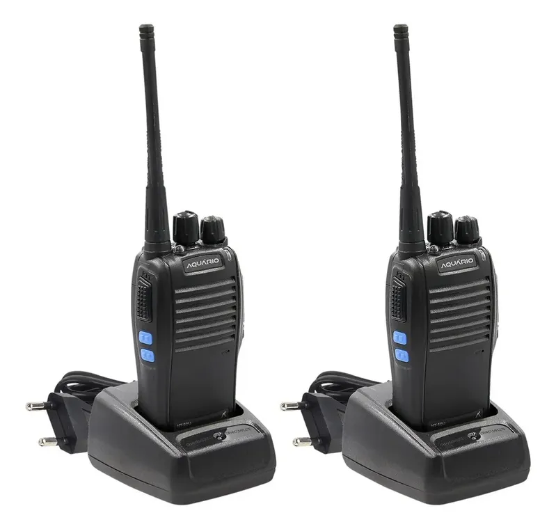 Radio Comunicador Portátil Walk Talk Aquário 16 Canais Uhf