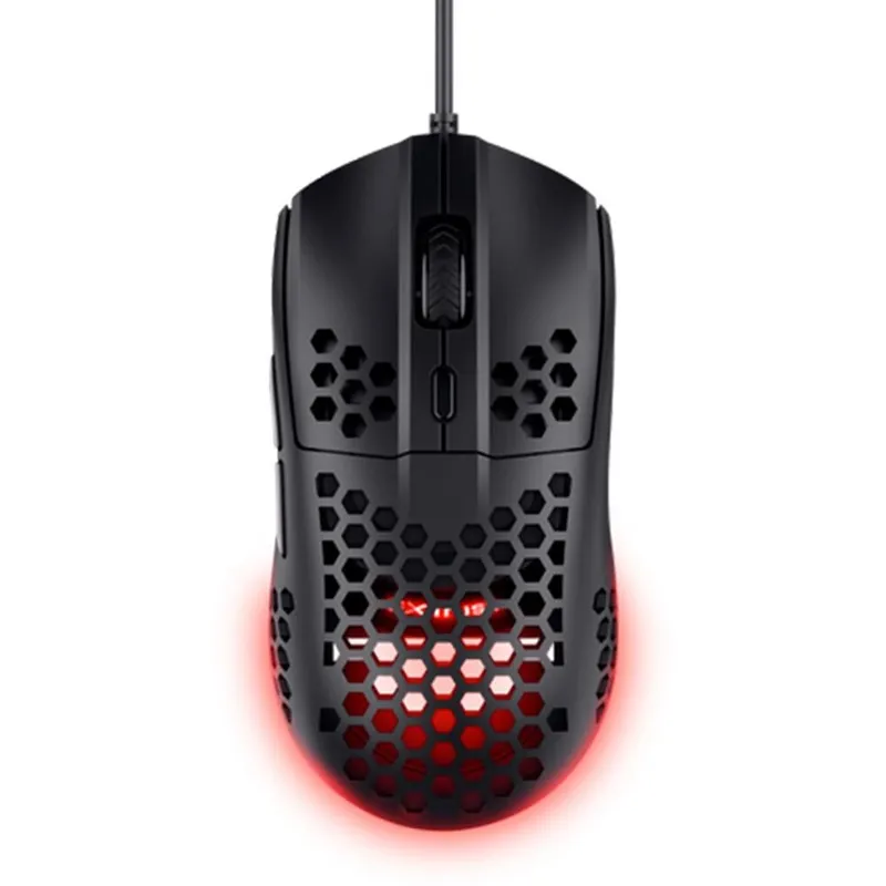 Mouse Gamer GXTrust 928 Helox Ultraleve, RGB, 6 Botões, 6400 DPI, USB, Preto - 25306