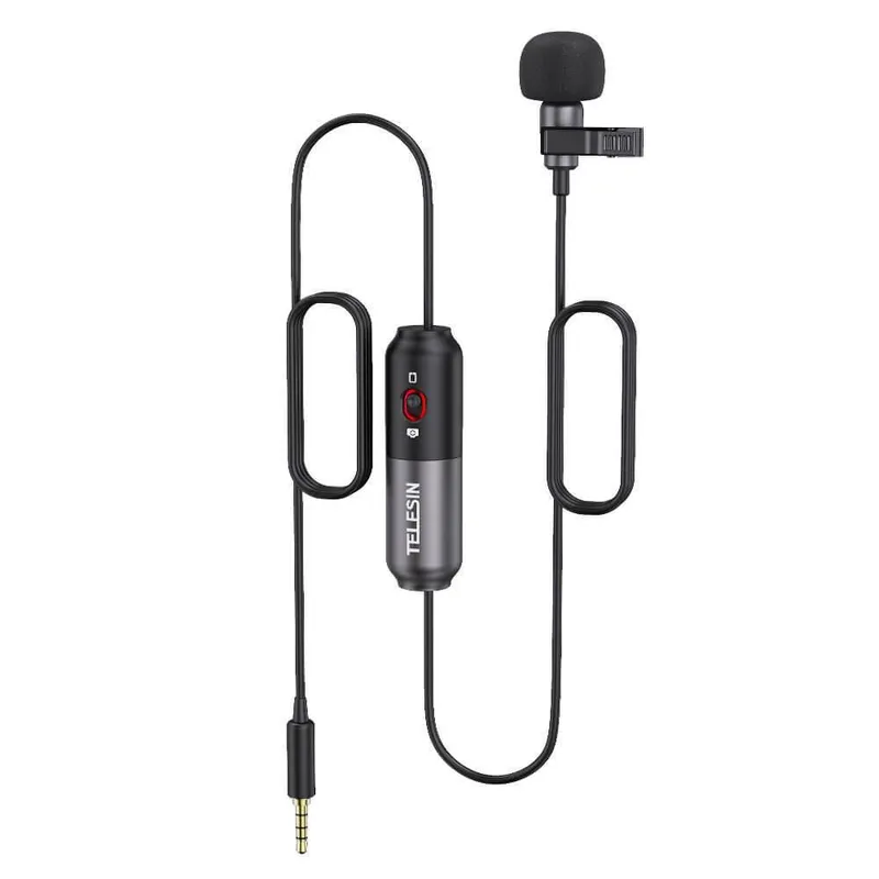Microfone De Lapela Para Câmeras E Celular - Telesin