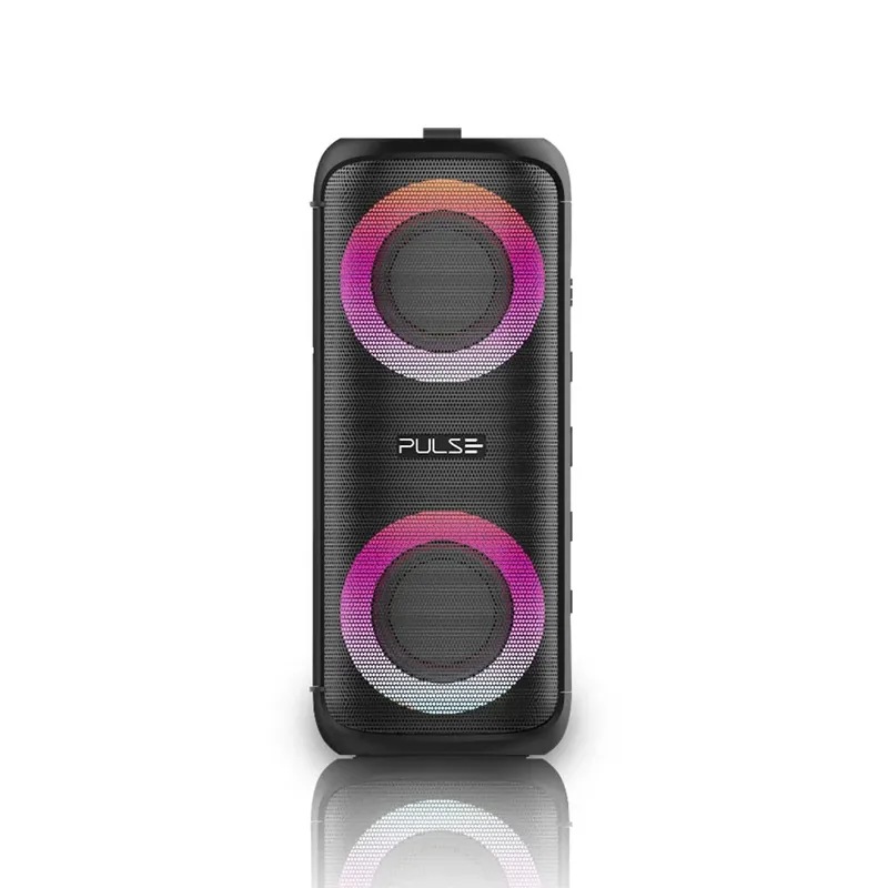 Caixa De Som Multi Sp603 Mini Pulsebox, 30w, Bluetooth, Aux, Sd, Com Luzes Bivolt