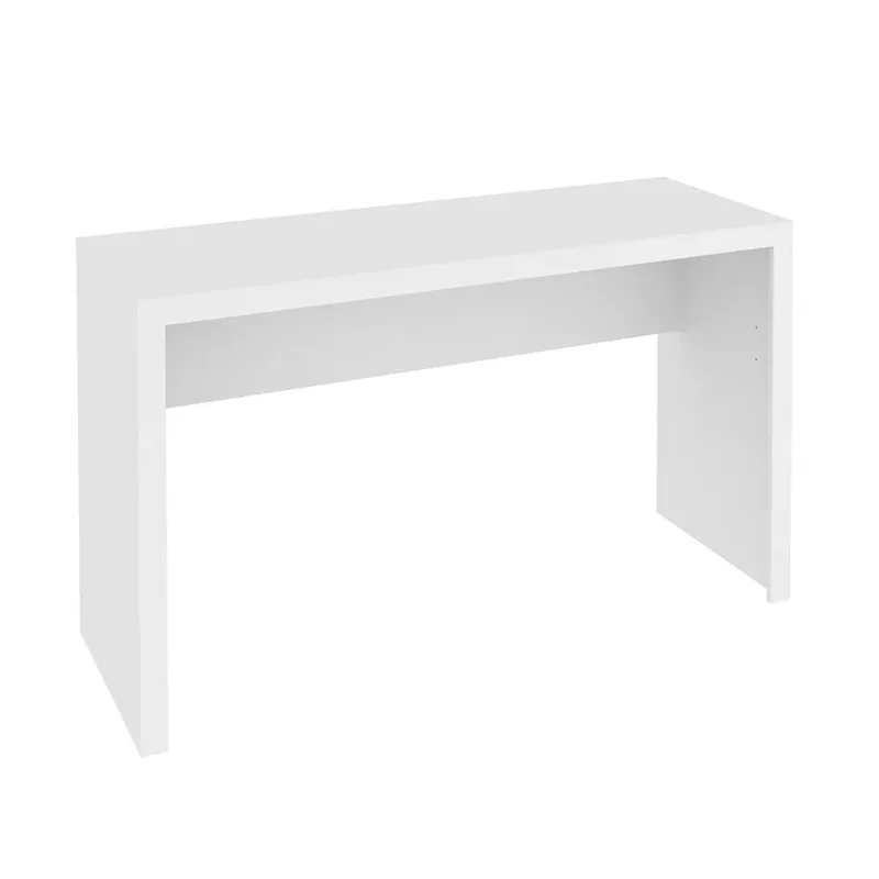 Mesa Com 2 Gavetas Para Escritório Home Office Me4129- Gran Belo Mdp Branco.