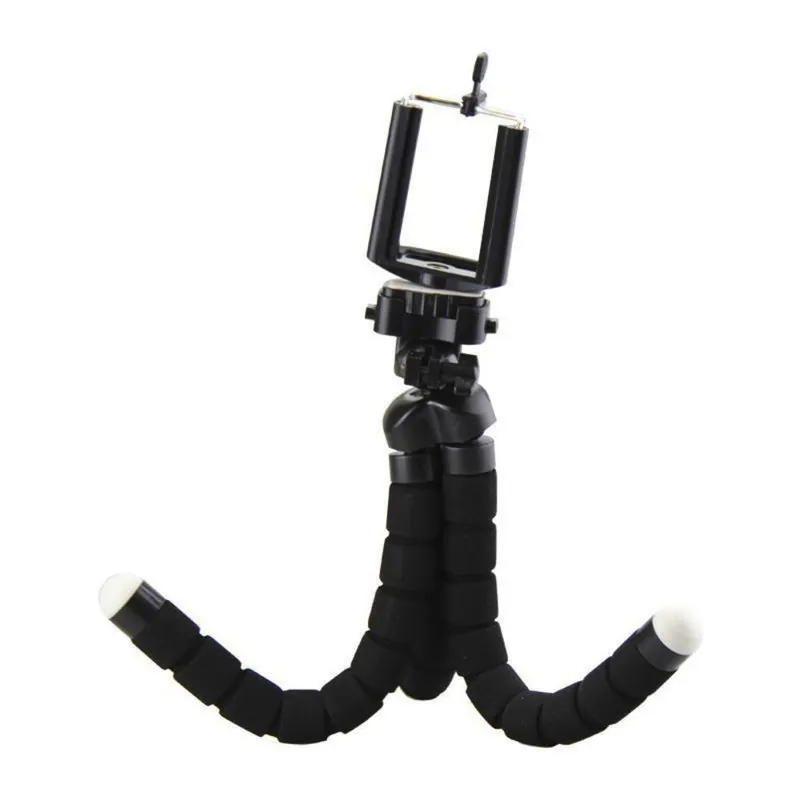 Mini Tripé Flexível Para Celular E Câmera 24cm - Preto