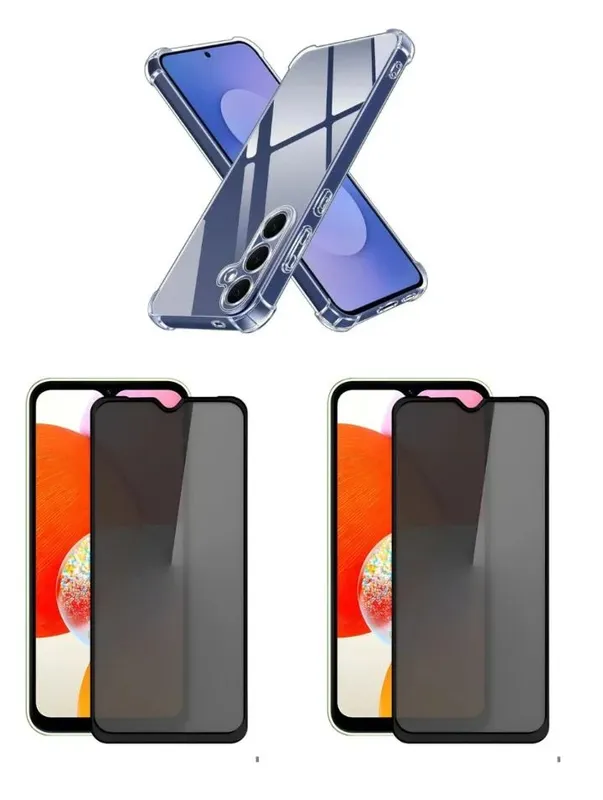 2un Películas Fosca Privativa + Capa Tpu Para Galaxy A17 5g