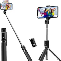 Tripé De Selfie Bastão Extensível Com Controle Remoto Sem Fio Removível