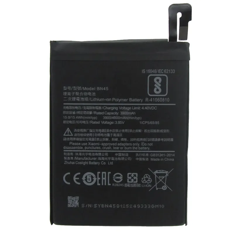 Bateria Bn45 Compativel Com Xiaomi Redmi Note 5