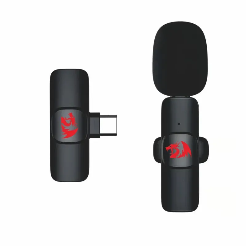 Microfone Lapela Redragon Athan Usb Tipo-c 2.4ghz Com Anc - Gm93