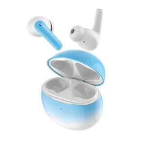 Fone Ouvido Bluetooth T62 Enc Intra-auricular Borrachinha Awei Ipx5 Com Redução De Ruído - Azul