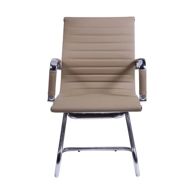 Cadeira Or Design Base Fixa Eames, Peso Máximo Suportado: 120 Kg, Caramelo