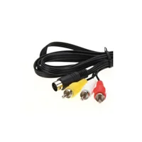Cabo Audio E Video 9 Pinos Av Para Mega Drive 2 E Genesis 2 E 3
