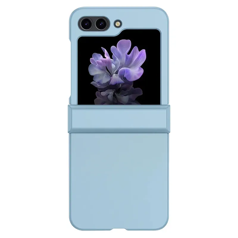 Capa Protetora Anti-Impacto Premium Samsung Galaxy Z Flip 6 Cor: Azul Claro