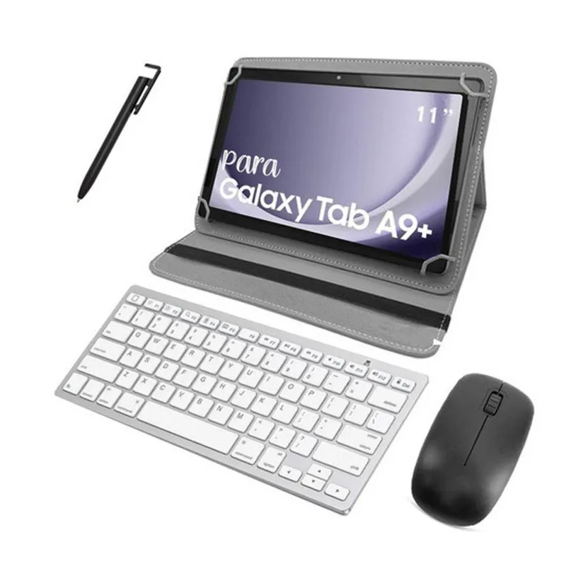 Melhor Capa Para Tablet A9 Plus + X210 Com Teclado + Mouse