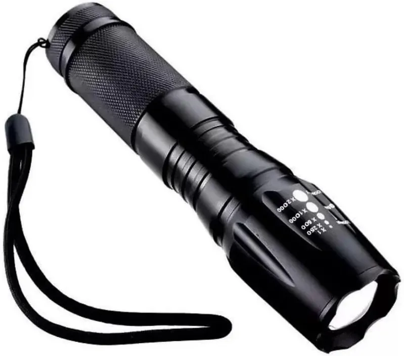 Lanterna Tática Militar X900 Com Zoom Recarregável