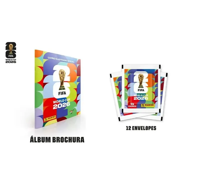 Copa Do Mundo 2026 - Kit Com 12 Envelopes de Figurinhas - Fifa World Cup 2026™?