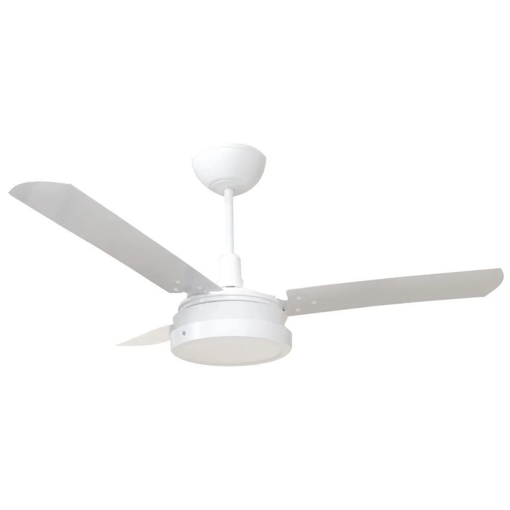 Ventilador LED Breeze Branco 110v 3 Pás Brancas E Controle Remoto