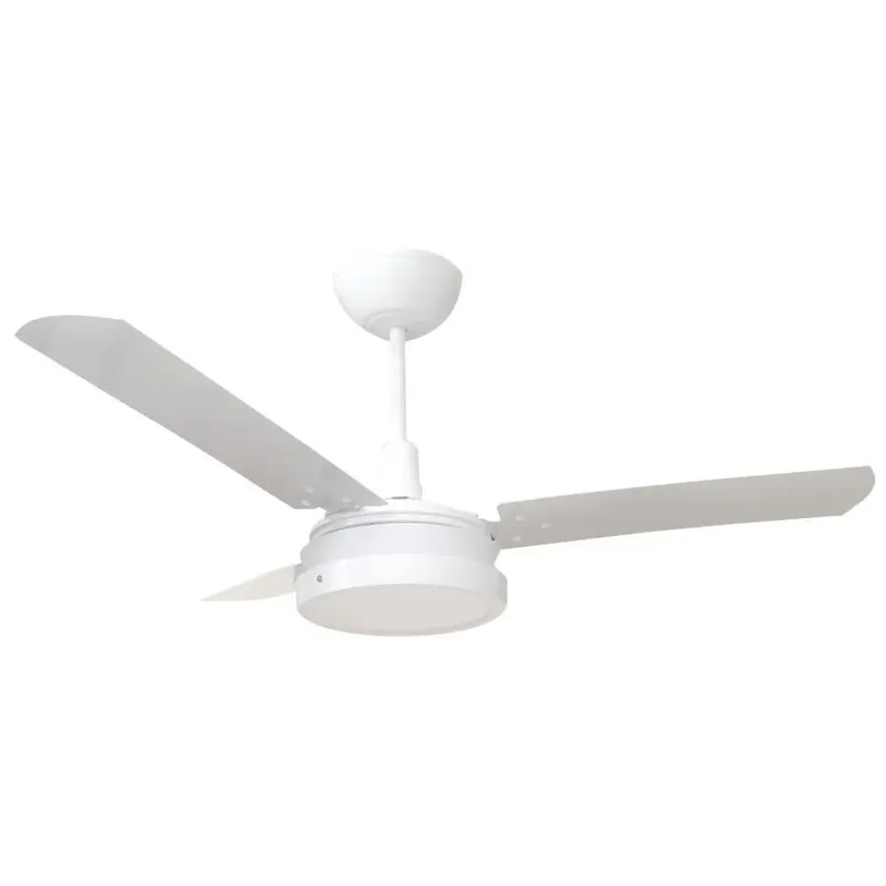 Ventilador LED Breeze Branco 110v 3 Pás Brancas E Controle Remoto