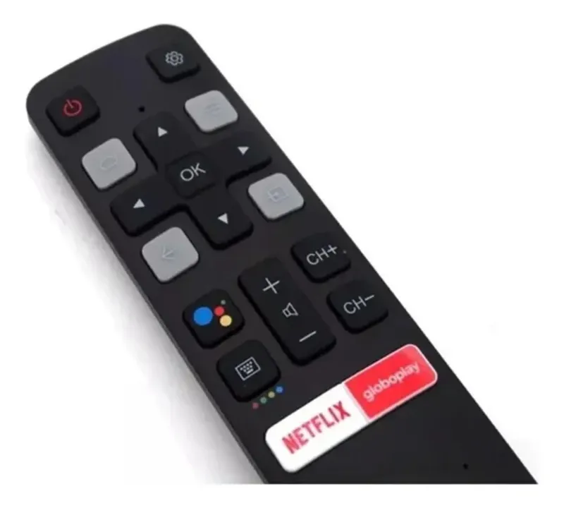 Asabra Controle Remoto Compatível Com Smart Tv Tcl Ou Semp Com Teclas Netflix Globoplay