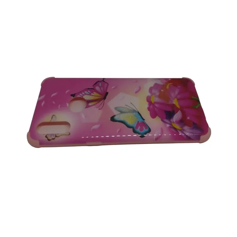 Capa Capinha De Celular Samsung Galaxy A10s Super Resistente Cor:borboletas Rosas