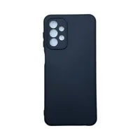 Capa Samsung A23 Silicone Aveludada Protege Câmera Colorida Capinha Anti Impacto A23:preto