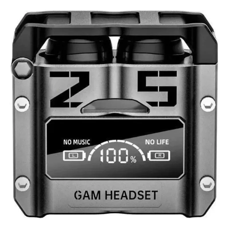 Fone Bluetooth M25 Sem Fio Gamer Caixa Powerbank LED
